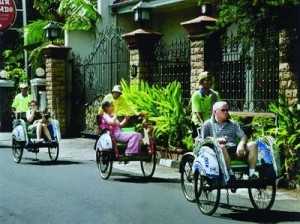wisata Becak di Jogja