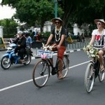Bicycle for rent in jogja