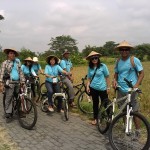 Bersepeda dikampung Jogja, Bersepeda di Pedesaan Jogja dan Bersepeda di Persawahan