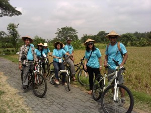 Bersepeda dikampung Jogja, Bersepeda di Pedesaan Jogja dan Bersepeda di Persawahan