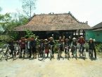 wisata sepeda onthel di Borobudur