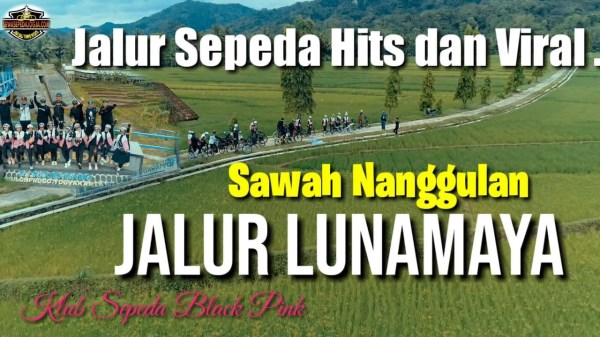 Jalur Sepeda Lunamaya Sawah Nanggulan 